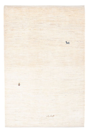Tapis Gabbeh - Persan - 176 x 120 cm - blanc
