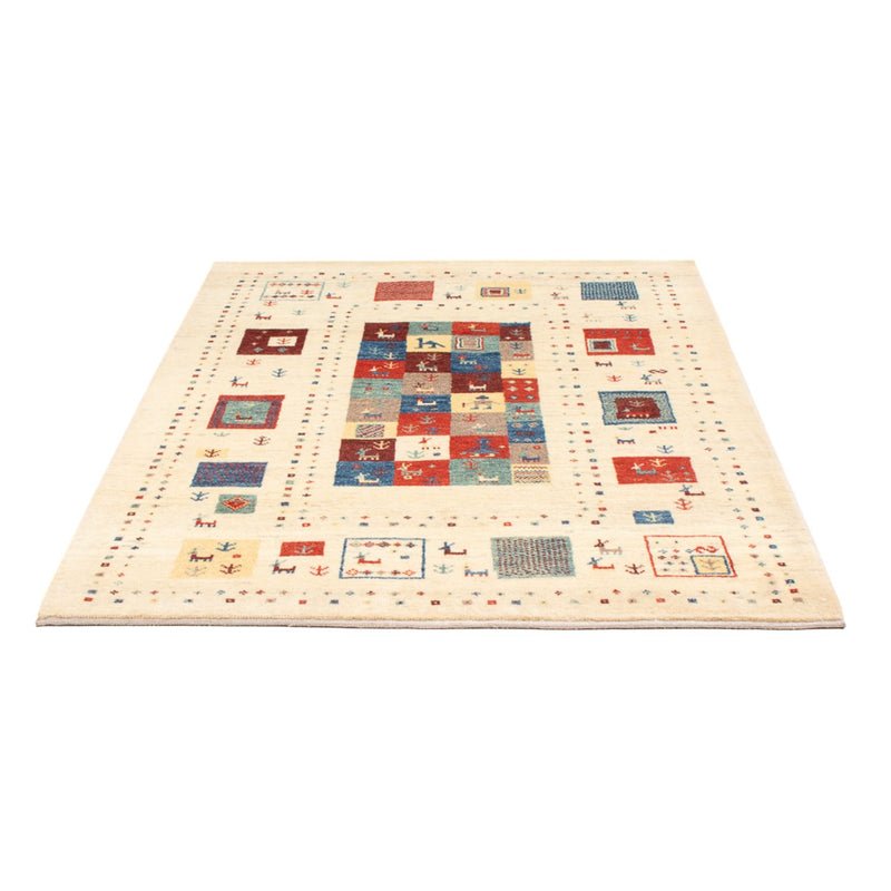 Tapis Gabbeh - Persan - 170 x 120 cm - multicolore