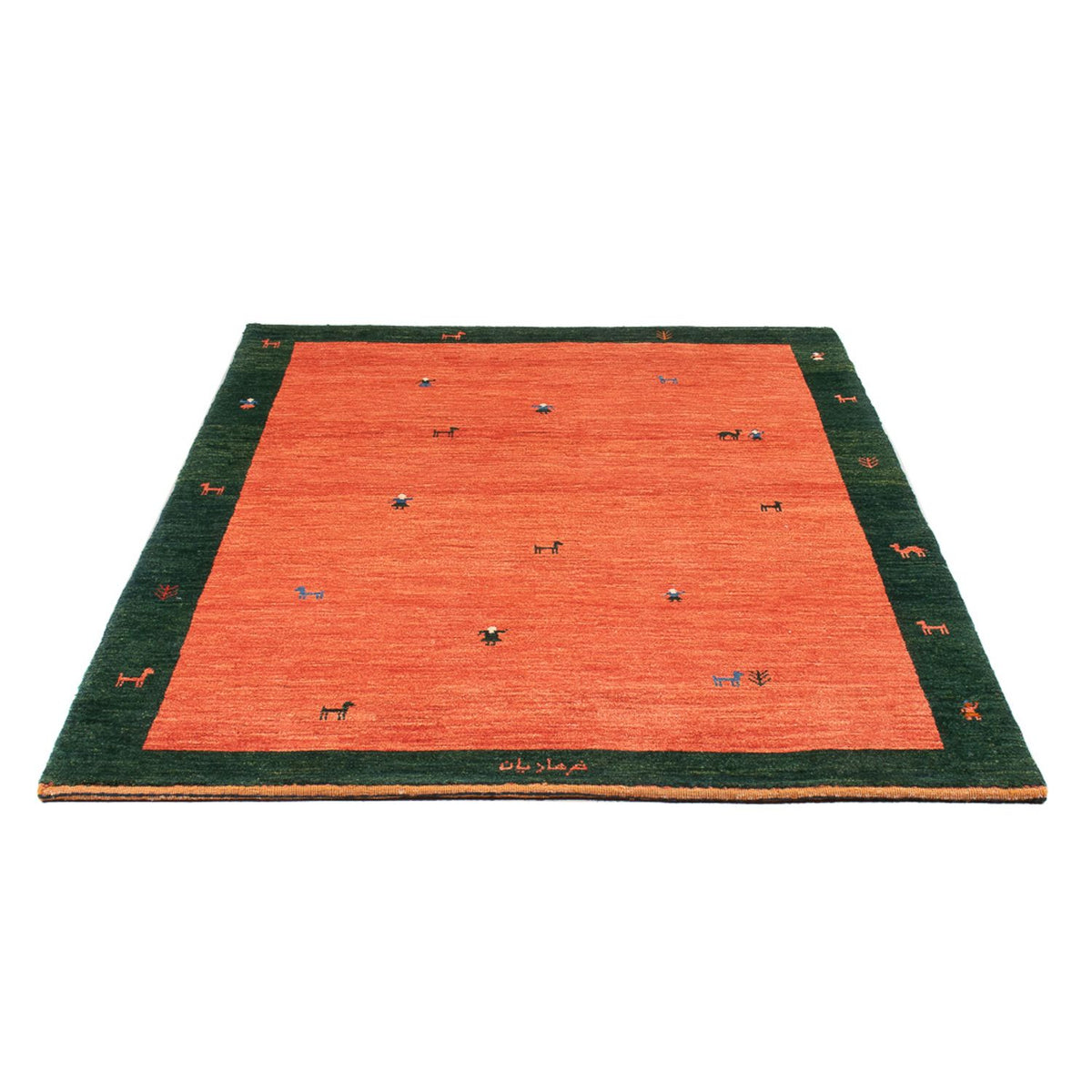 Tapis Gabbeh - Persan - 183 x 122 cm - multicolore
