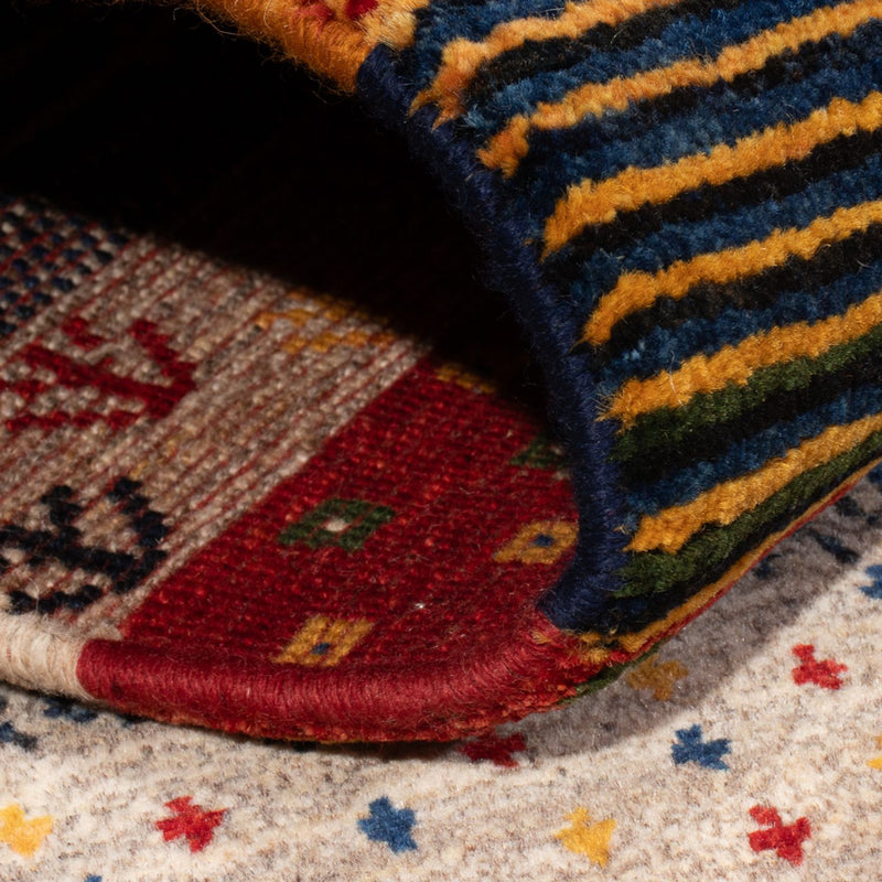 Tapis Gabbeh - Persan - 177 x 123 cm - multicolore