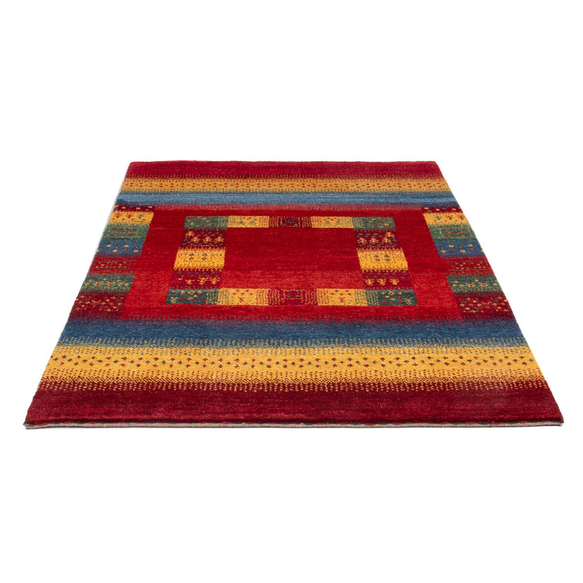 Tapis Gabbeh - Persan - 188 x 121 cm - multicolore