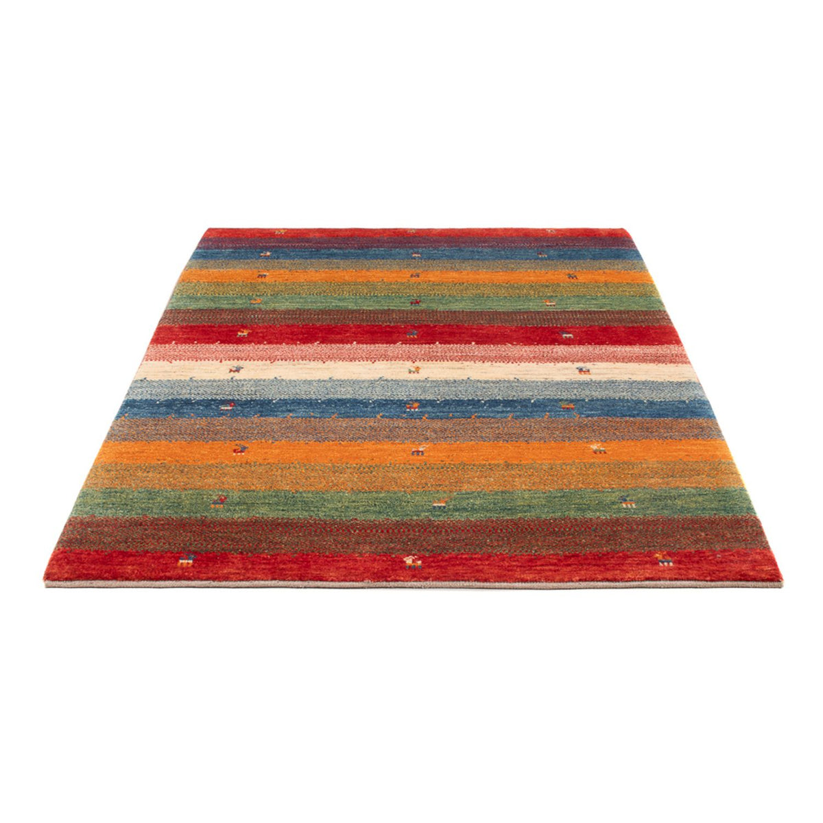 Tapis Gabbeh - Persan - 180 x 120 cm - multicolore
