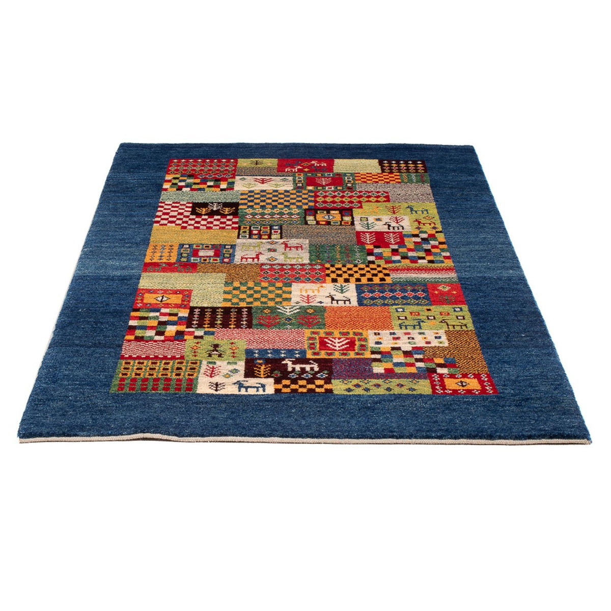 Tapis Gabbeh - Persan - 158 x 100 cm - multicolore