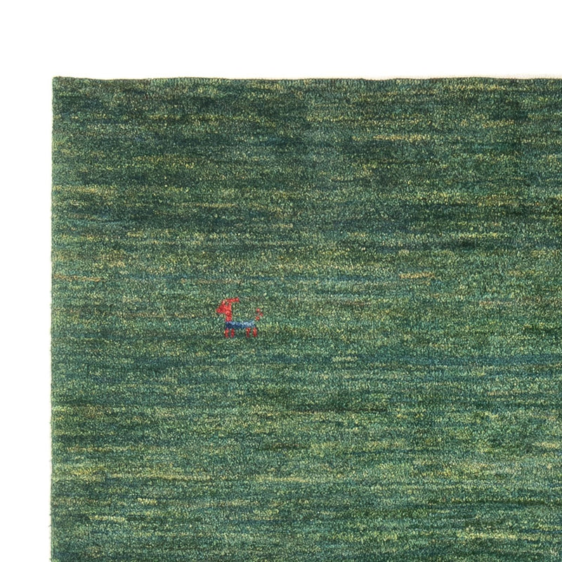 Tapis Gabbeh - Persan - 182 x 116 cm - vert menthe