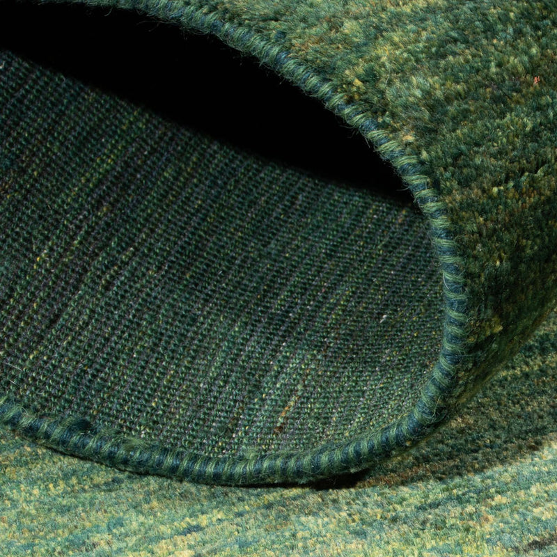 Tapis Gabbeh - Persan - 182 x 116 cm - vert menthe