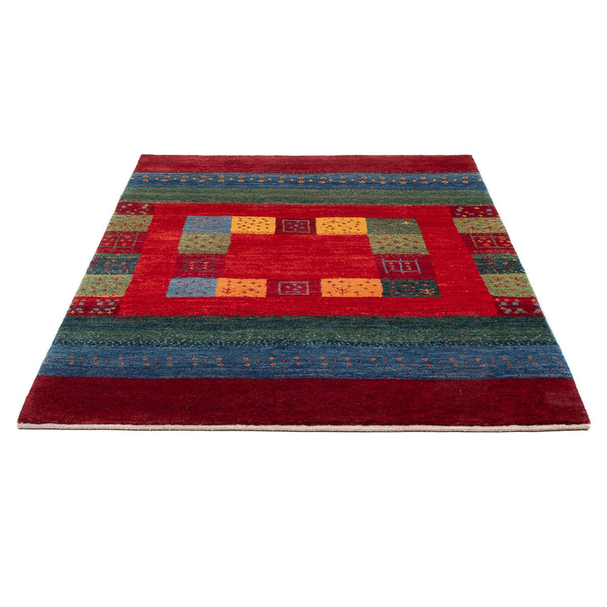 Tapis Gabbeh - Persan - 182 x 117 cm - multicolore