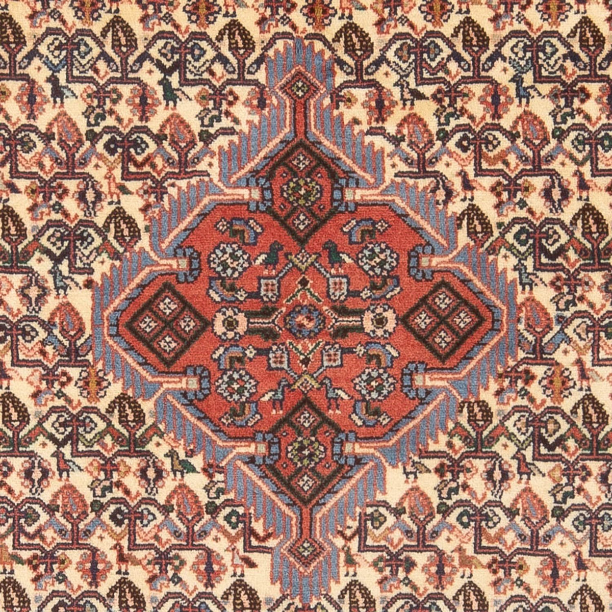 Tapis persan - Nomadic - 202 x 137 cm - crème