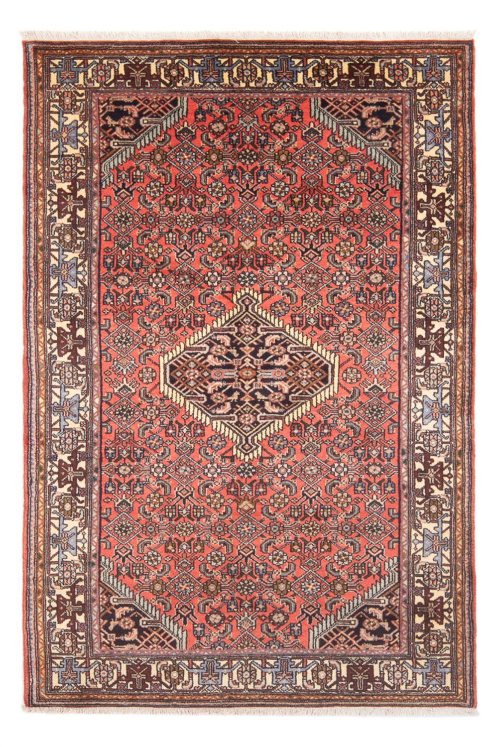 Tapis persan - Nomadic - 194 x 124 cm - rouge