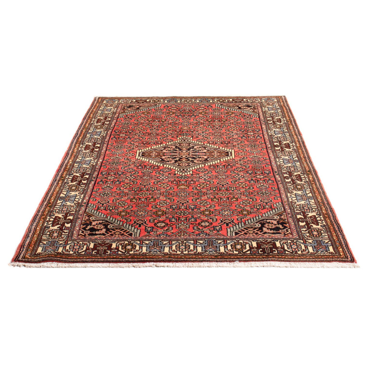 Tapis persan - Nomadic - 194 x 124 cm - rouge