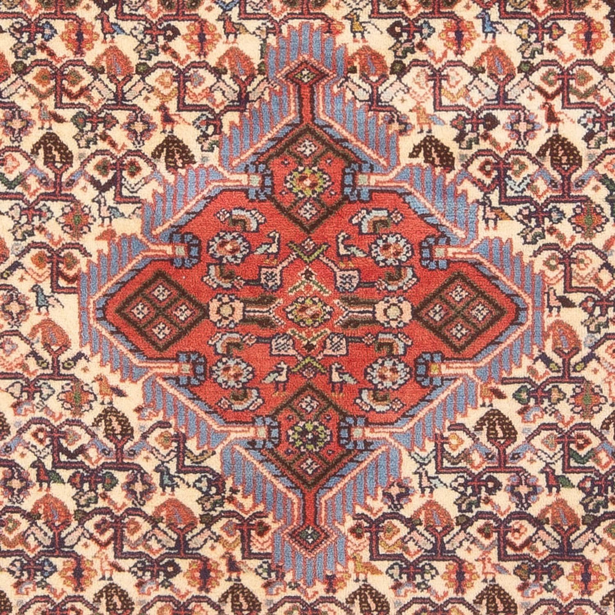 Tapis persan - Nomadic - 194 x 125 cm - crème