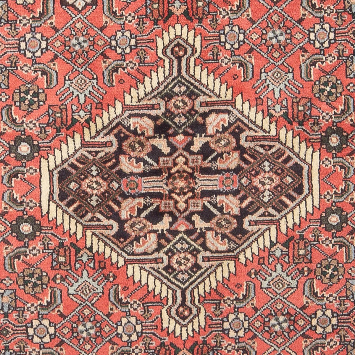 Tapis persan - Nomadic - 160 x 125 cm - rouge