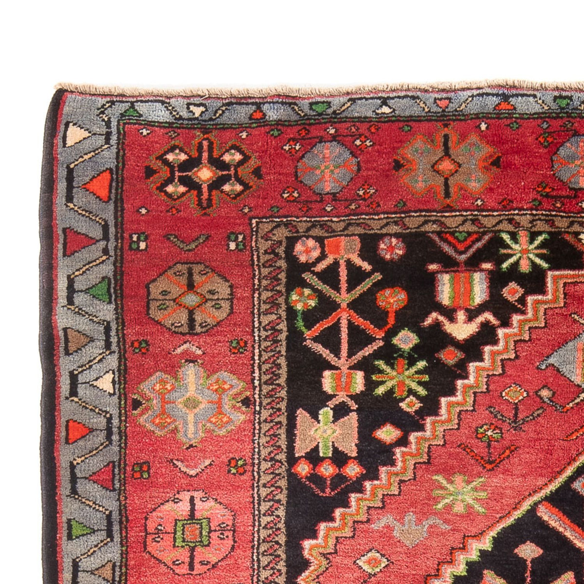 Tapis persan - Nomadic - 222 x 145 cm - bleu foncé