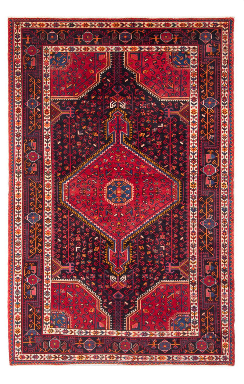 Tapis persan - Nomadic - 230 x 136 cm - bleu foncé