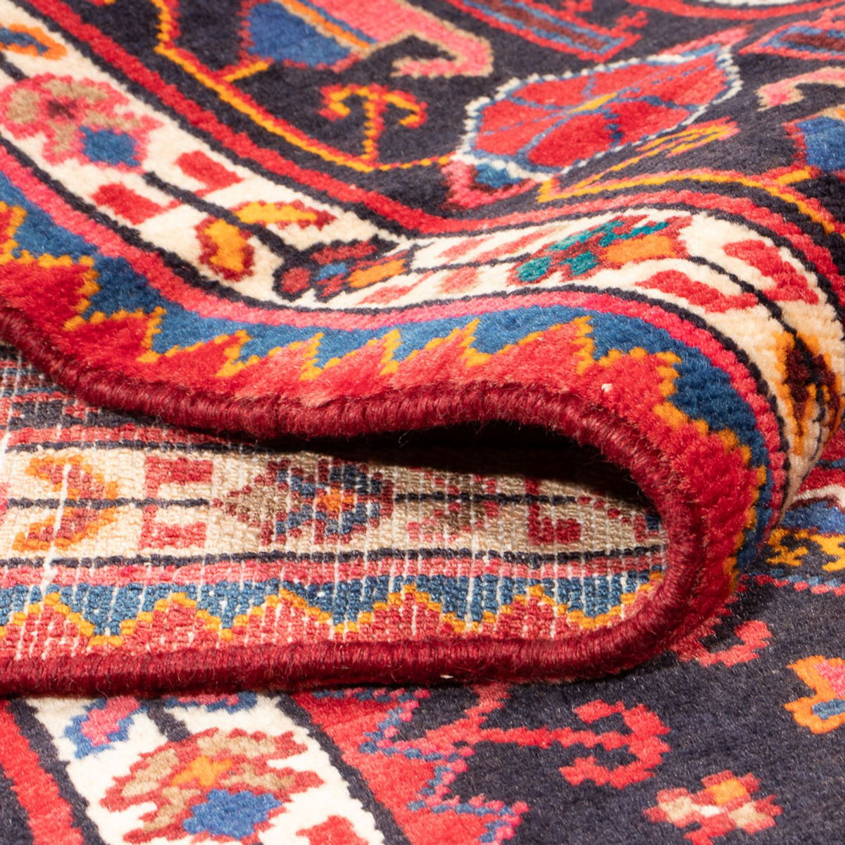 Tapis persan - Nomadic - 230 x 136 cm - bleu foncé