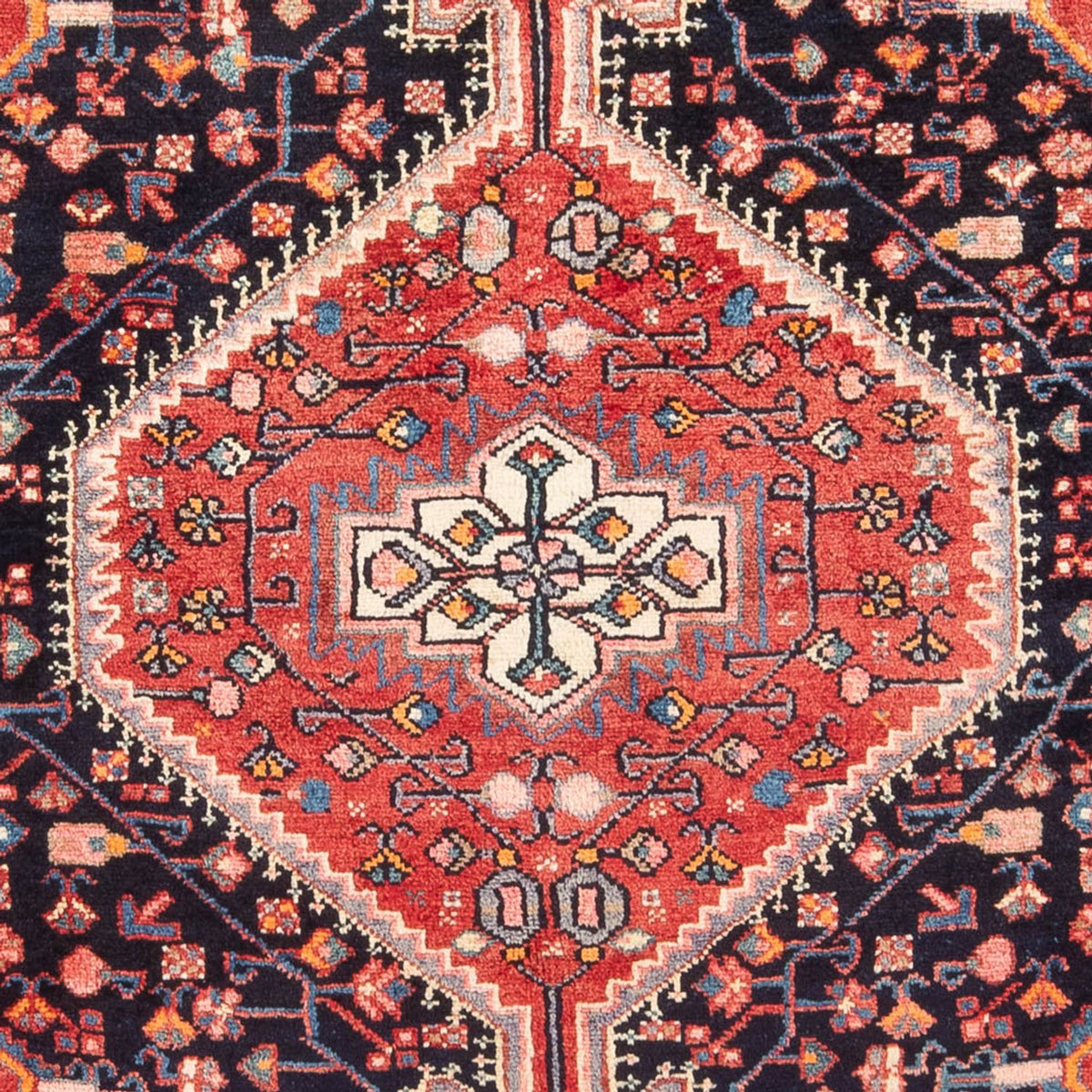 Tapis de couloir Tapis persan - Nomadic - 224 x 129 cm - bleu foncé