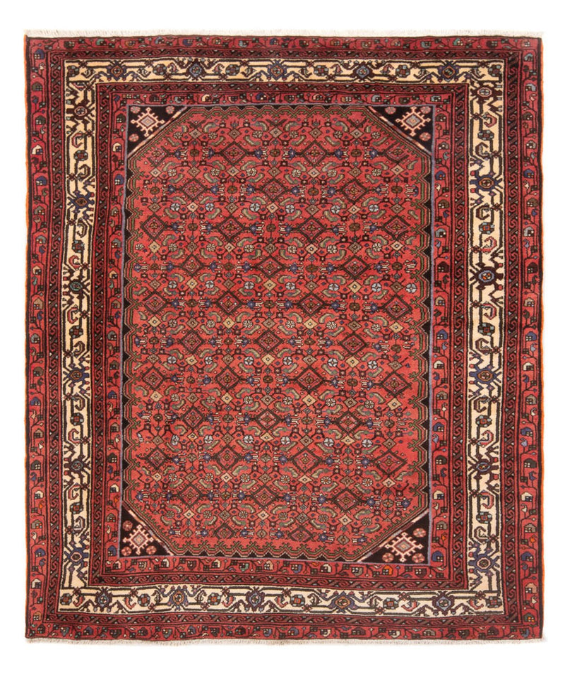 Tapis persan - Nomadic - 202 x 160 cm - rouge
