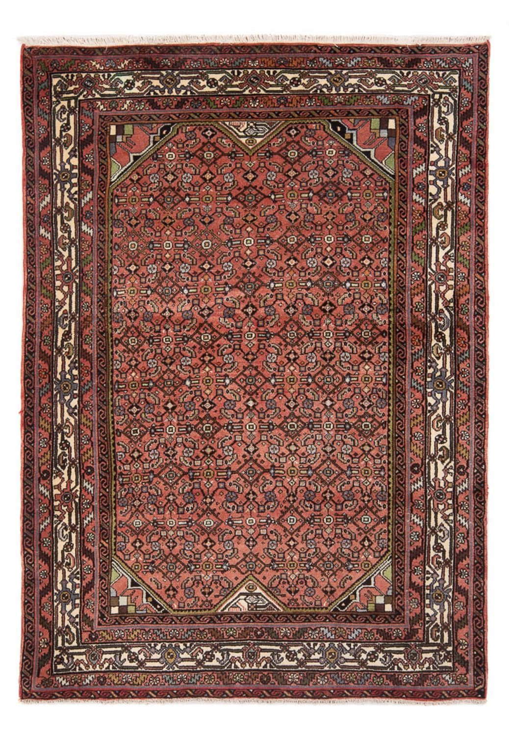 Tapis persan - Nomadic - 200 x 150 cm - rouge