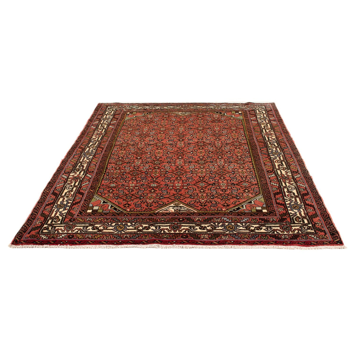 Tapis persan - Nomadic - 200 x 150 cm - rouge