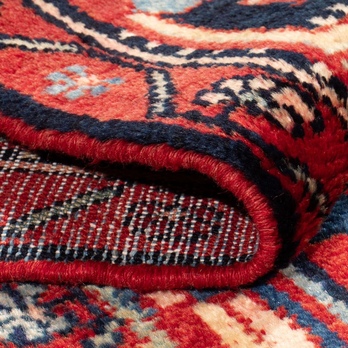 Tapis persan - Nomadic - 203 x 130 cm - rouge