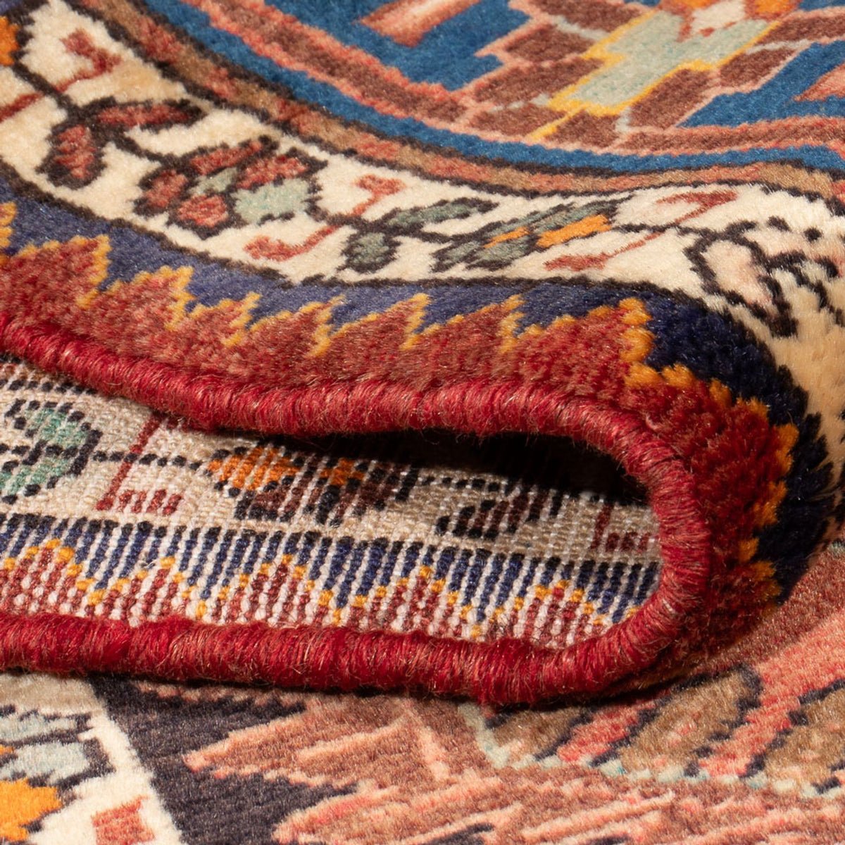 Tapis persan - Nomadic - 212 x 138 cm - rouge