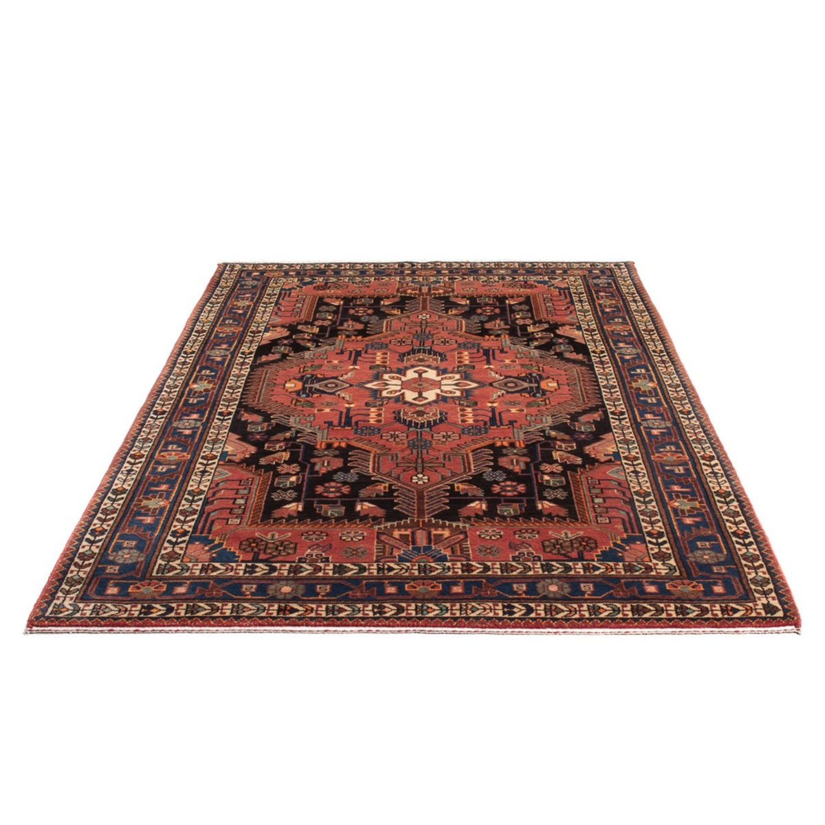 Tapis persan - Nomadic - 212 x 138 cm - rouge