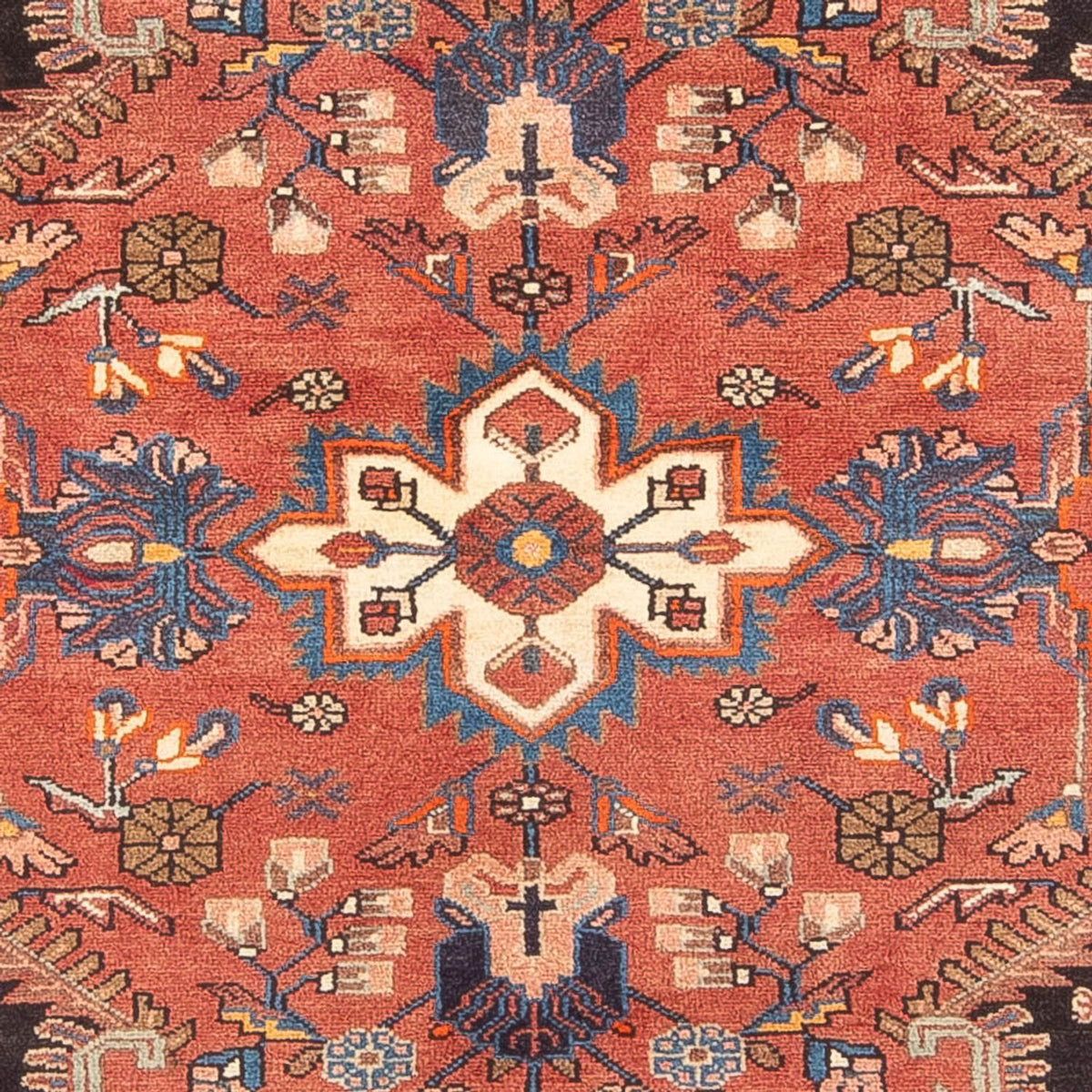 Tapis persan - Nomadic - 235 x 140 cm - rouge clair