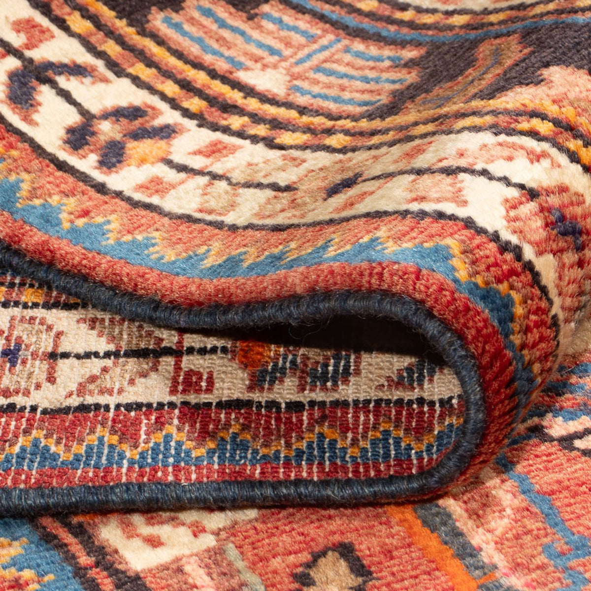 Tapis persan - Nomadic - 235 x 140 cm - rouge clair