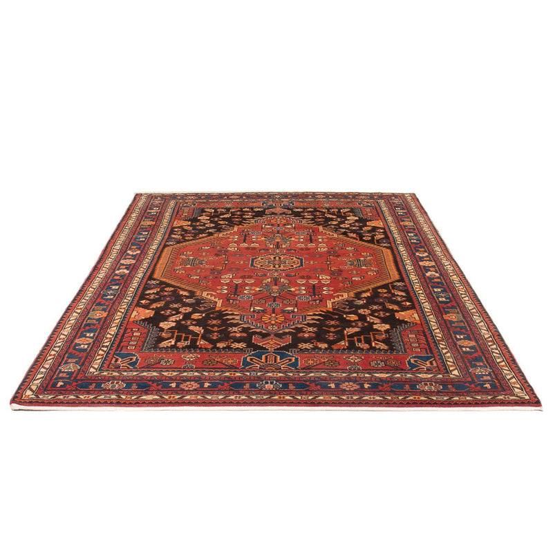 Tapis persan - Nomadic - 226 x 164 cm - rouge clair