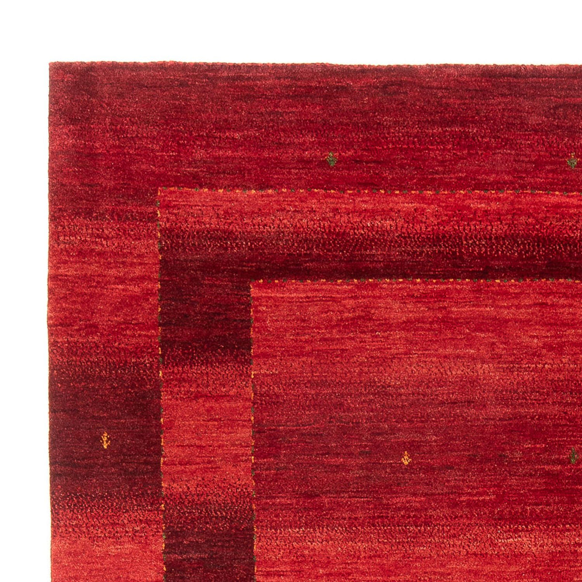 Tapis Gabbeh - Loribaft Persan - 240 x 183 cm - rouge