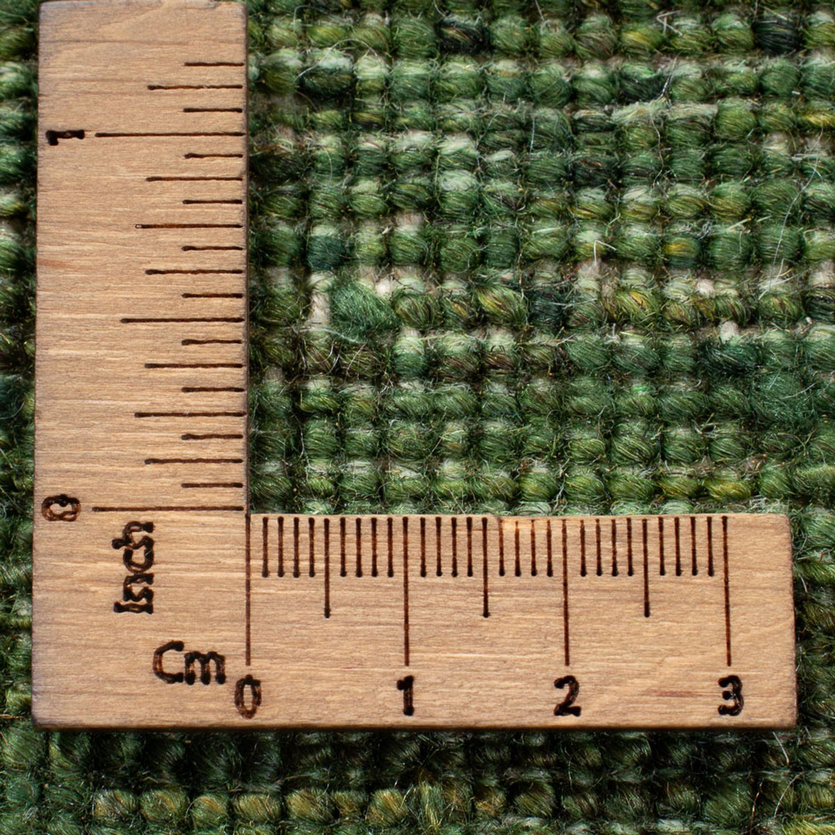 Tapis Gabbeh - Loribaft Persan - 297 x 200 cm - vert foncé