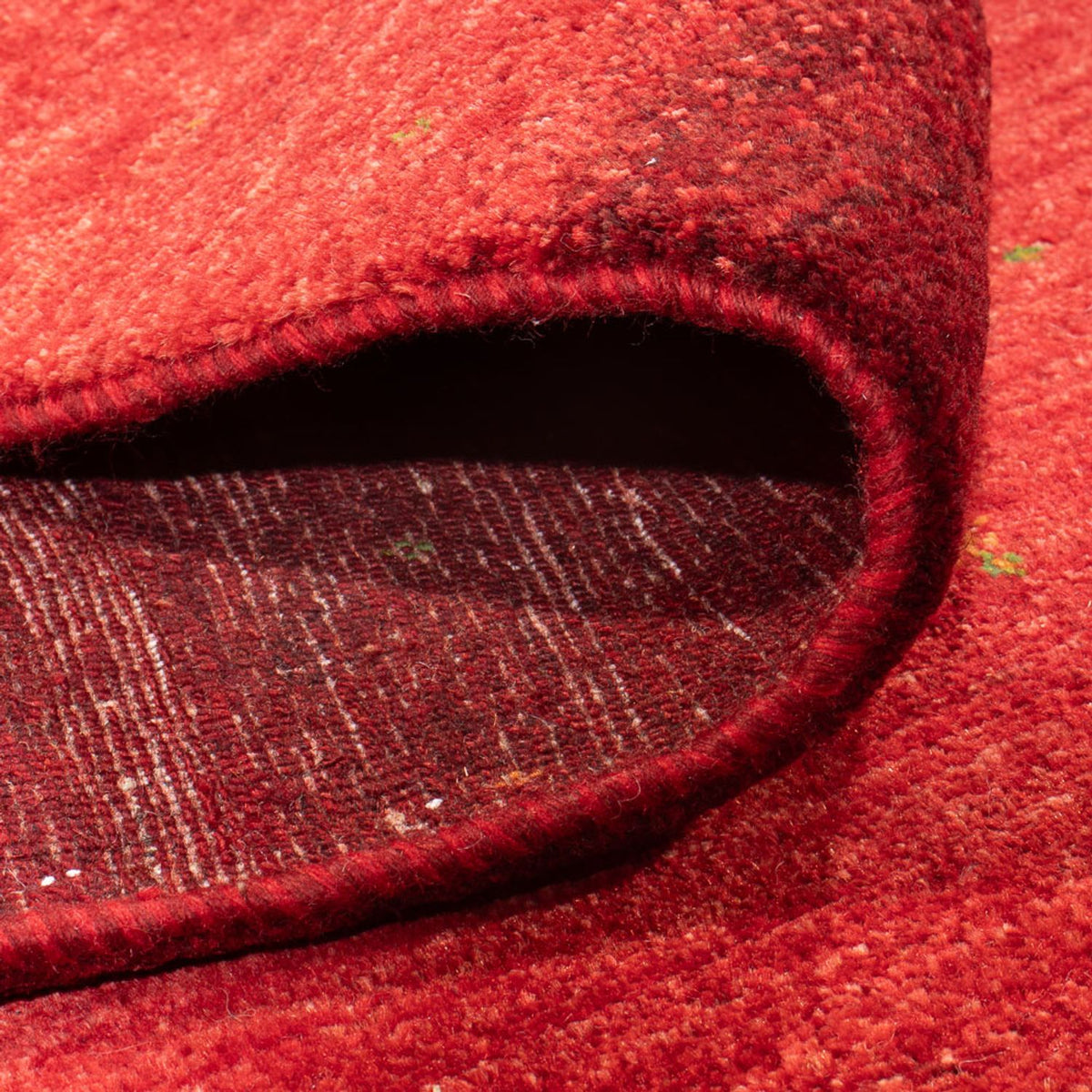 Tapis Gabbeh - Loribaft Persan - 285 x 213 cm - rouge