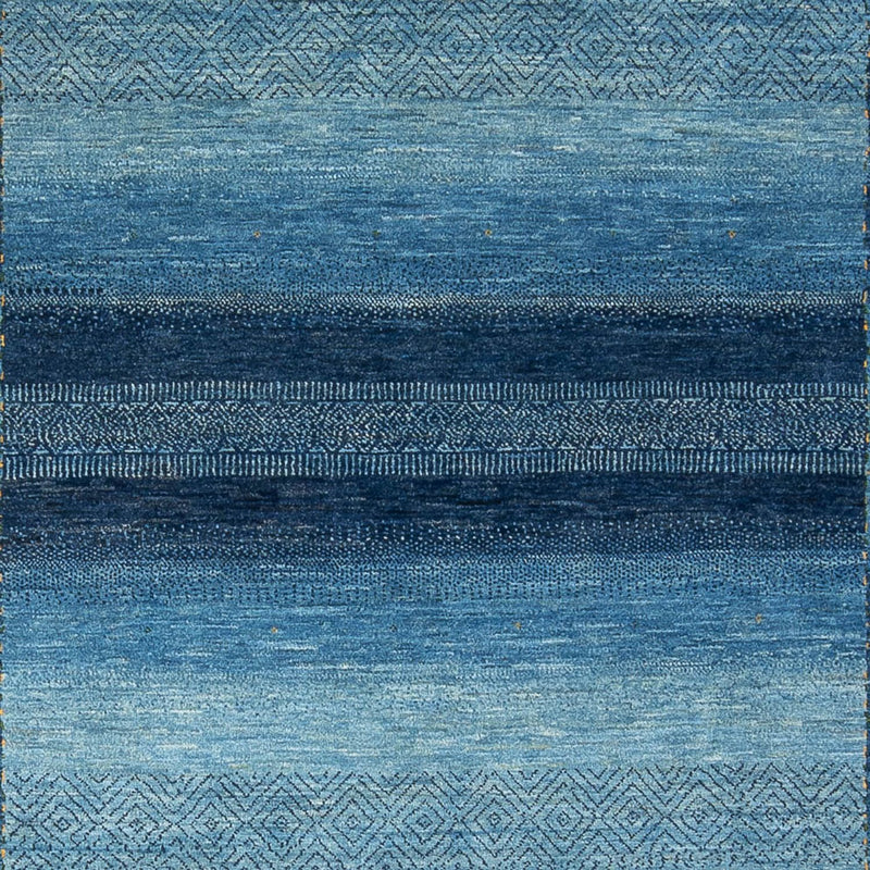 Tapis Gabbeh - Loribaft Persan - 286 x 212 cm - bleu de mer