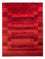 Tapis Gabbeh - Loribaft Persan - 282 x 213 cm - rouge