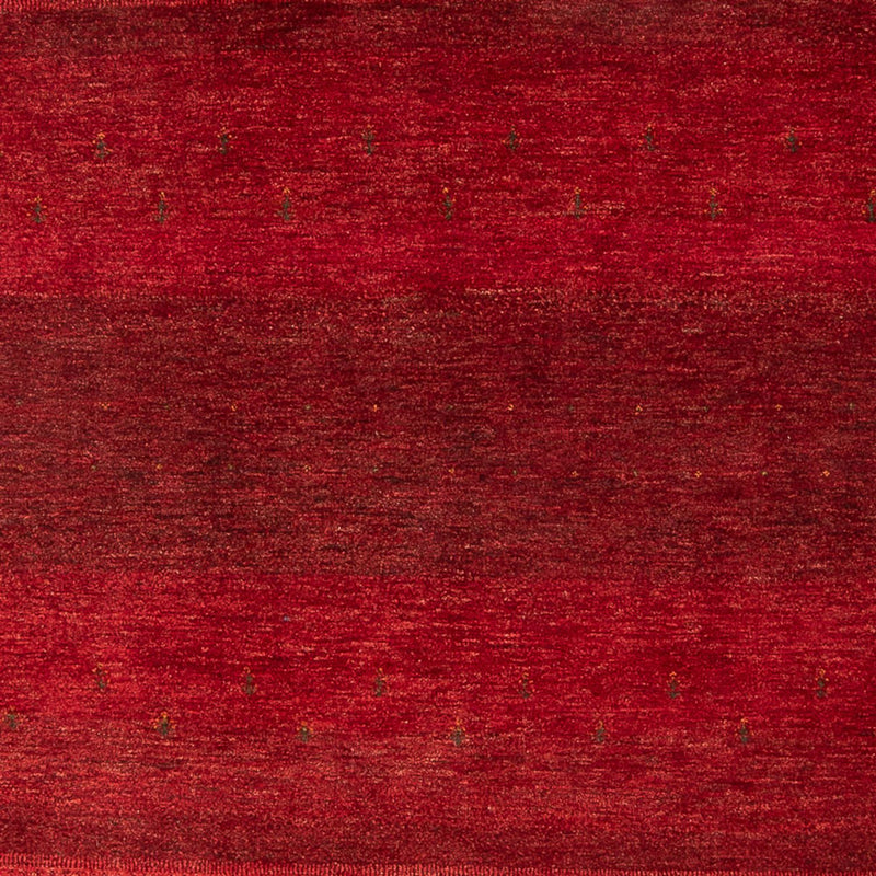 Tapis Gabbeh - Loribaft Persan - 302 x 219 cm - rouge
