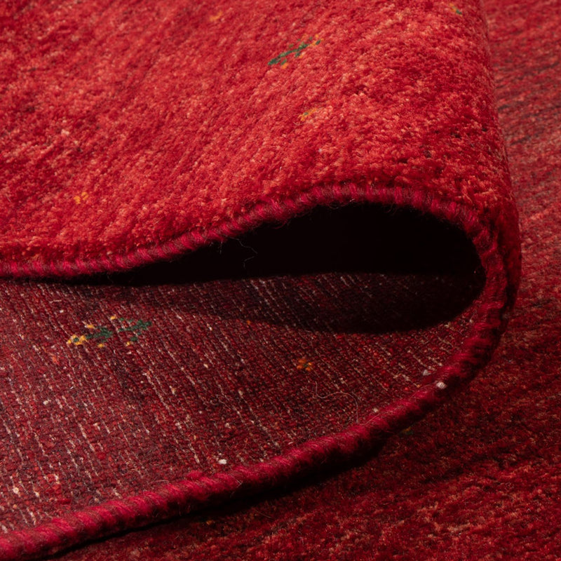 Tapis Gabbeh - Loribaft Persan - 302 x 219 cm - rouge
