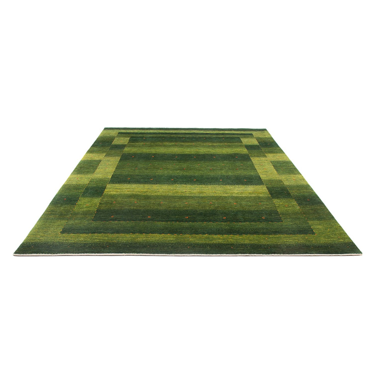 Tapis Gabbeh - Loribaft Persan - 306 x 212 cm - vert