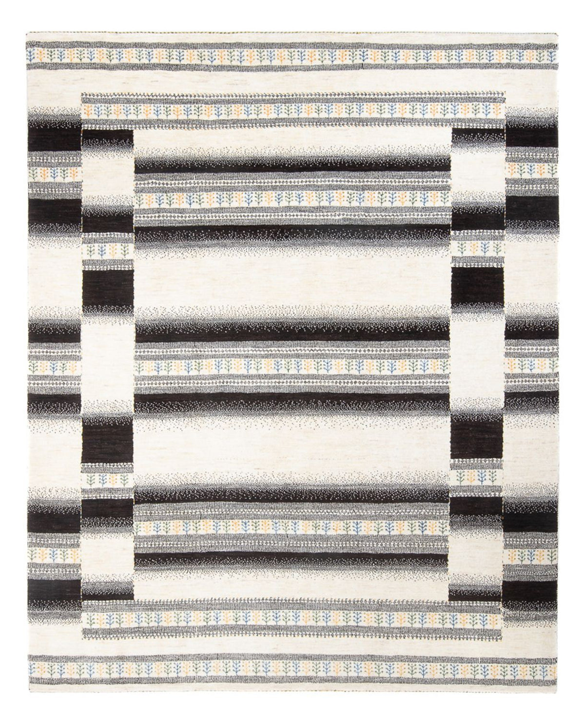 Tapis Gabbeh - Loribaft Persan - 280 x 223 cm - multicolore