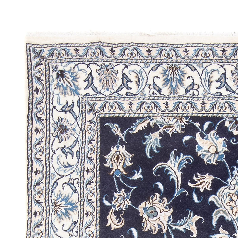 Tapis persan - Nain - Royal - 213 x 149 cm - bleu foncé