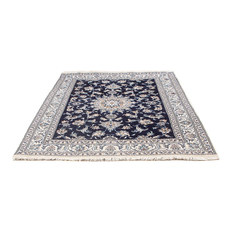 Tapis persan - Nain - Royal - 213 x 149 cm - bleu foncé