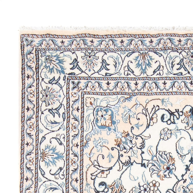 Tapis persan - Nain - Royal - 210 x 146 cm - crème