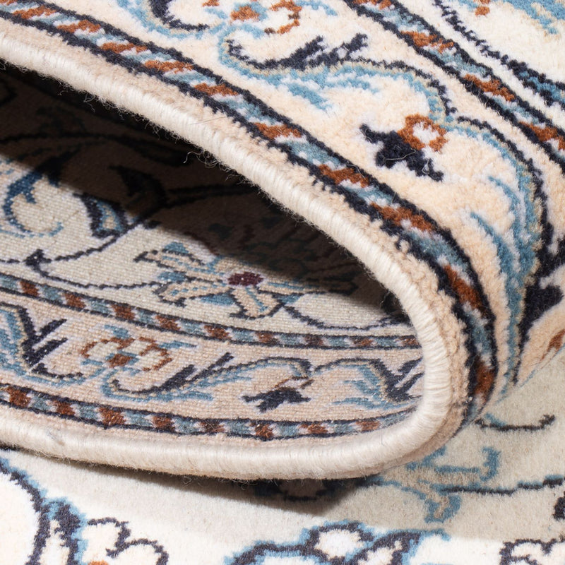 Tapis persan - Nain - Royal - 210 x 146 cm - crème
