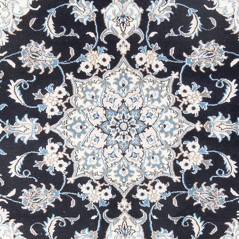 Tapis persan - Nain - Royal - 192 x 148 cm - bleu foncé