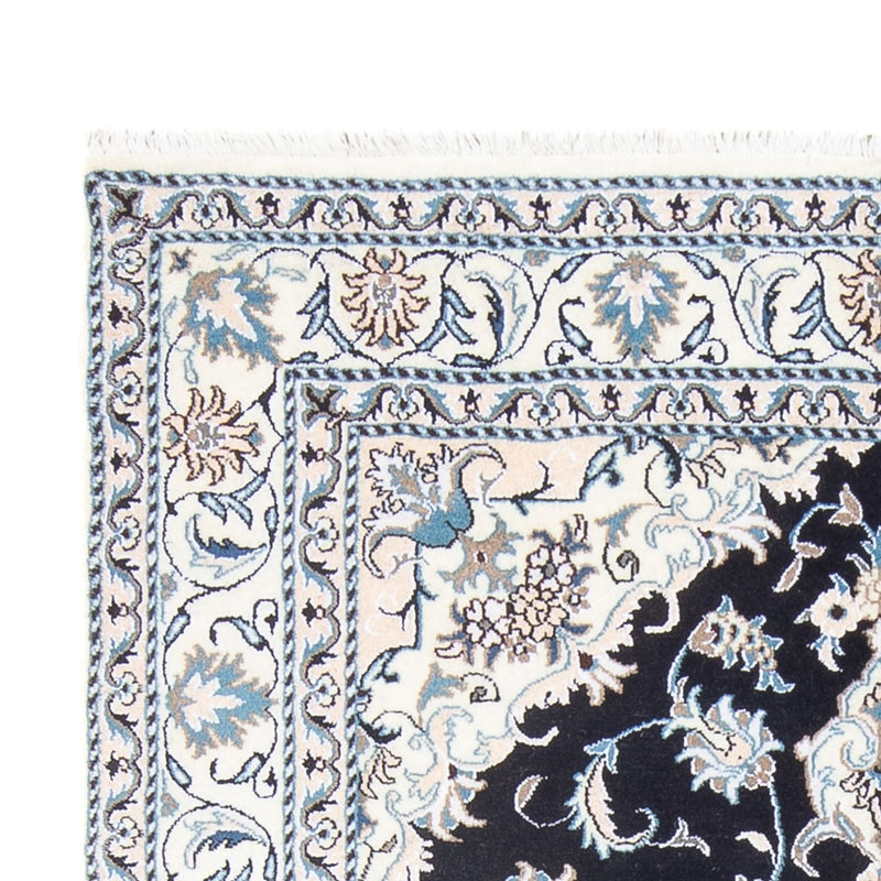 Tapis persan - Nain - Royal - 192 x 148 cm - bleu foncé