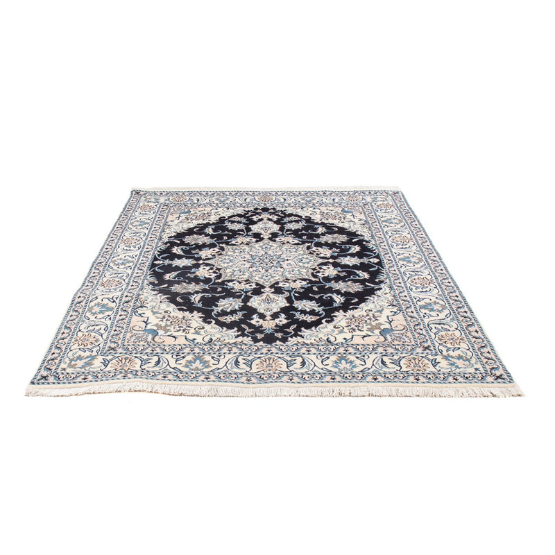 Tapis persan - Nain - Royal - 192 x 148 cm - bleu foncé