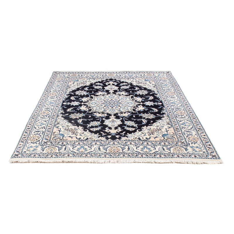 Tapis persan - Nain - Royal - 195 x 148 cm - bleu foncé