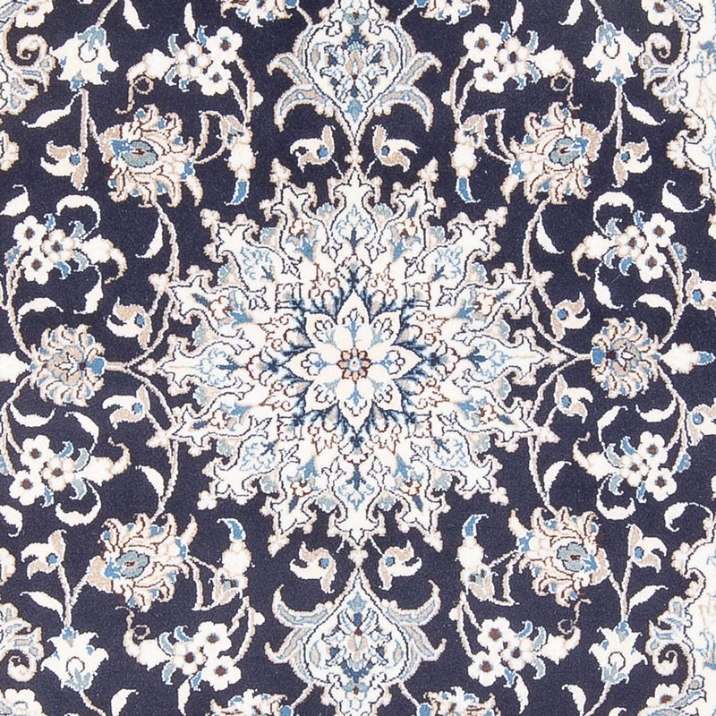 Tapis persan - Nain - Royal - 200 x 155 cm - bleu foncé