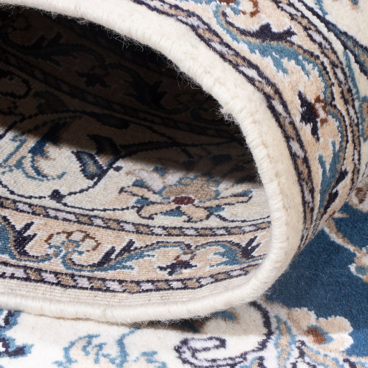 Tapis persan - Nain - Royal - 202 x 150 cm - bleu