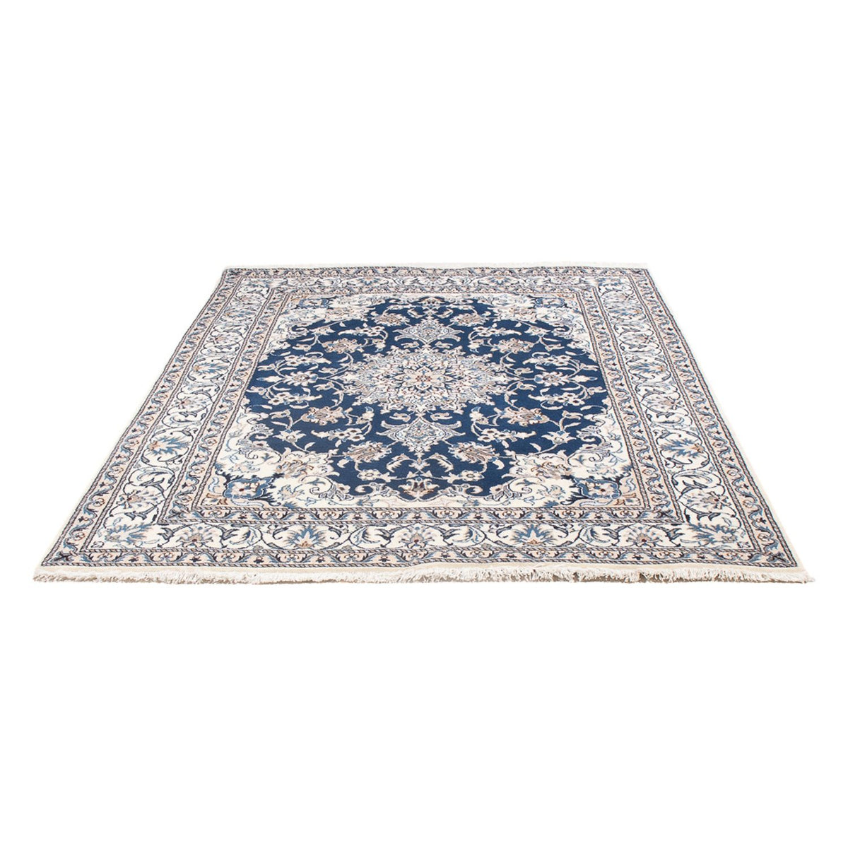 Tapis persan - Nain - Royal - 202 x 150 cm - bleu