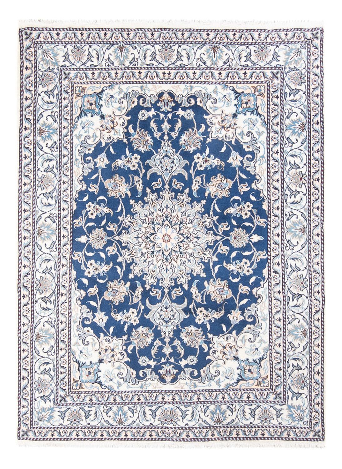 Tapis persan - Nain - Royal - 203 x 146 cm - bleu