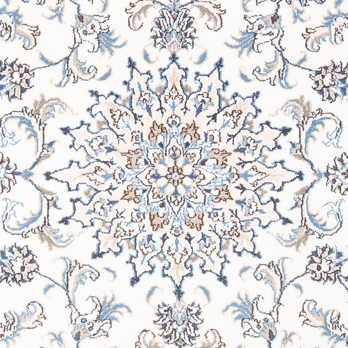 Tapis persan - Nain - Royal - 197 x 149 cm - crème